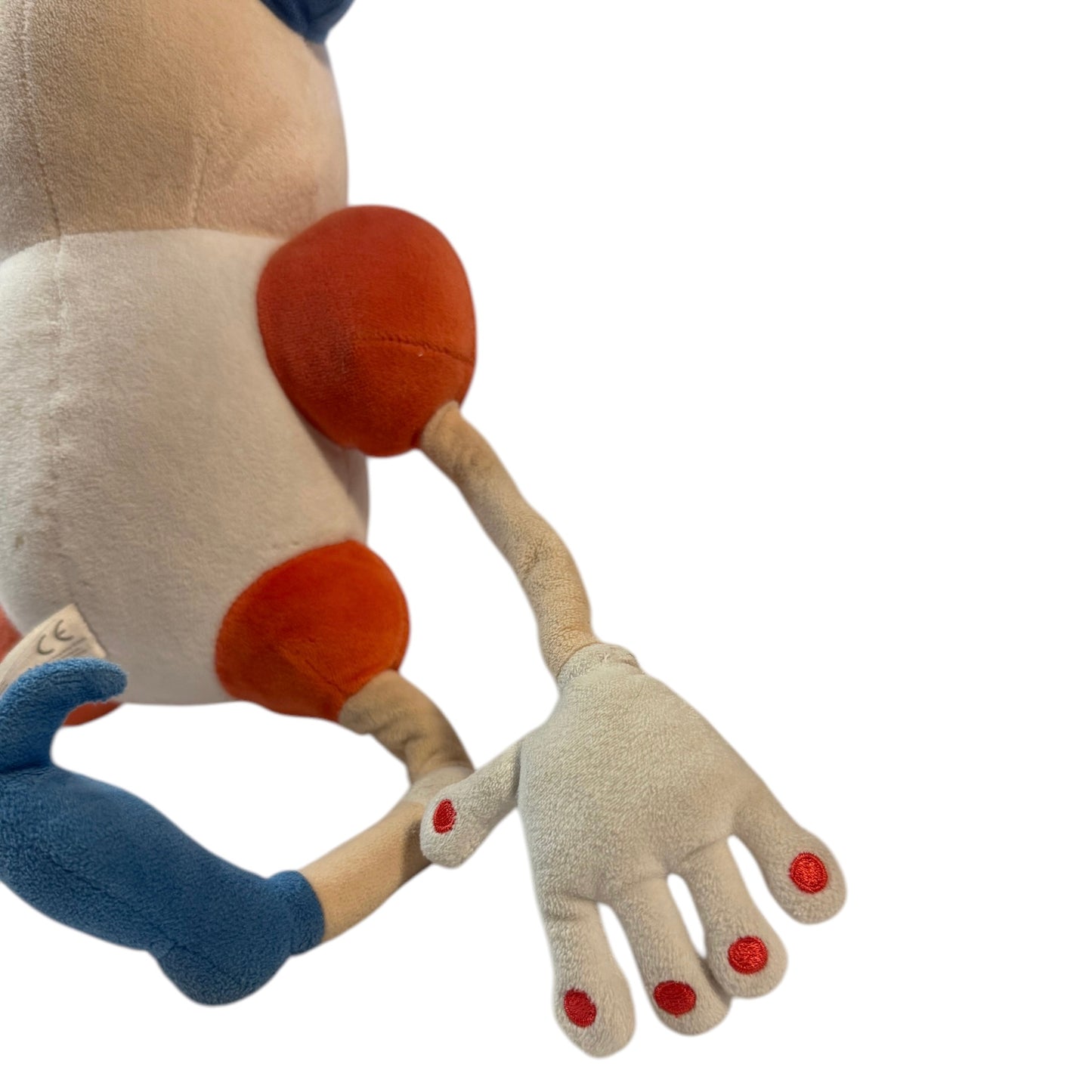 Pokemon 12" Detective Pikachu Mr. Mime Soft Stuffed Plush Toy Doll Posable Limbs, Preowned