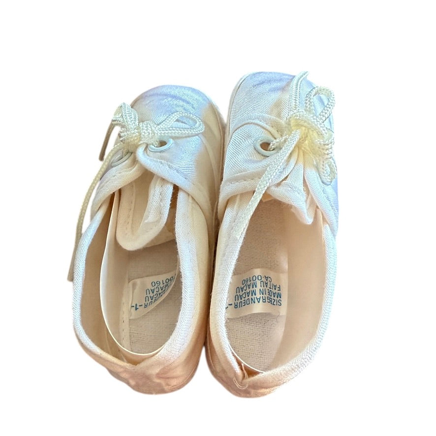 Little Steps Newborn to 3 Months Dress Up Shoes, Vintage, Unworn, Damage to Original Box