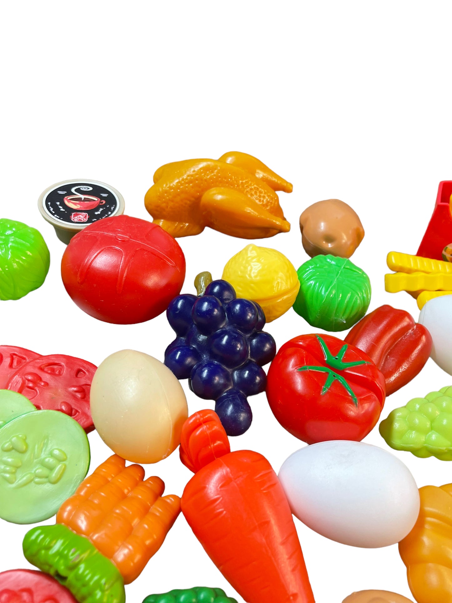Large Mixed Lot of Plastic Play Food for the Chef in the Family! GUC