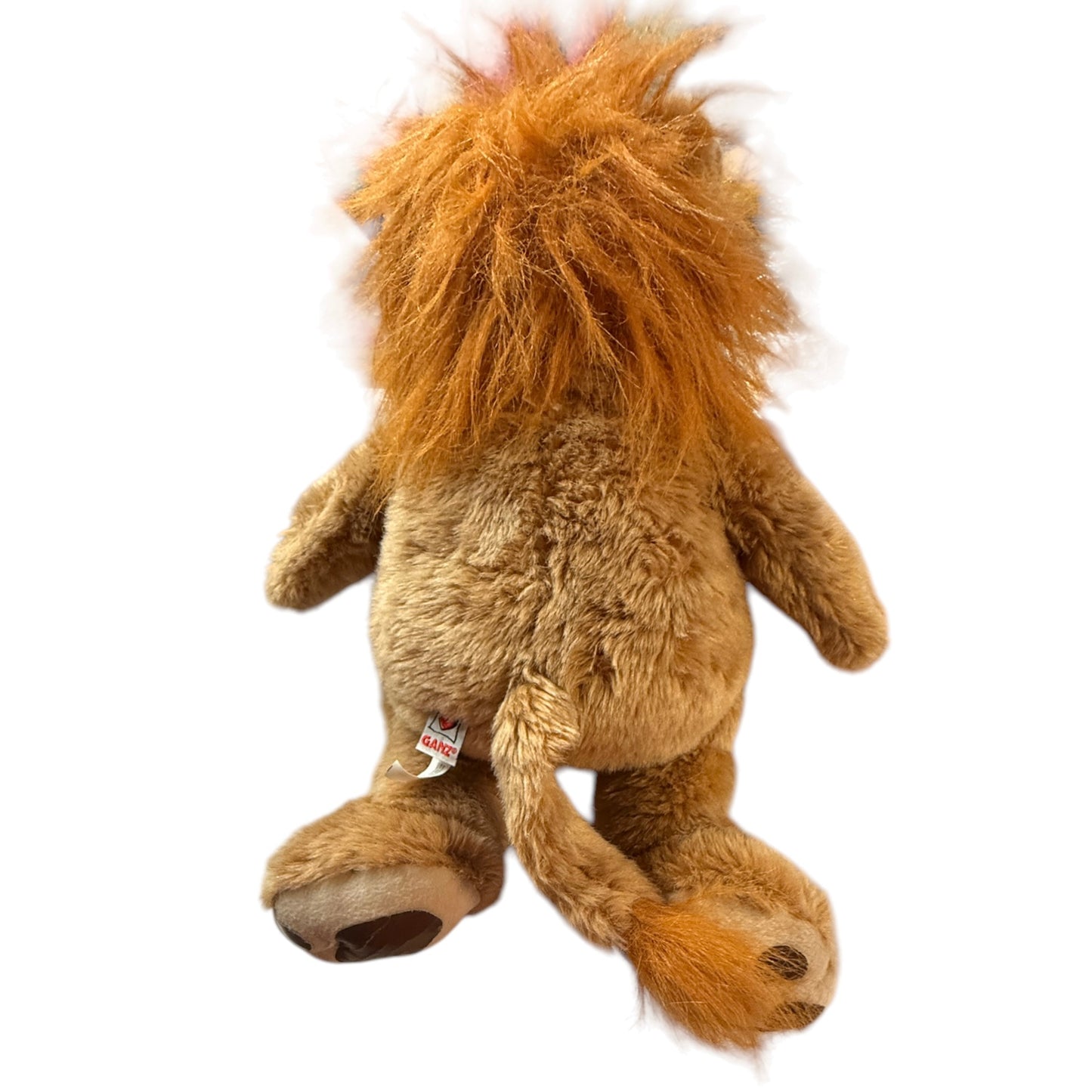 Vintage Ganz 17" Roary the Lion, Chunky Tan Body, White Snout with Black Noise & Freckles!