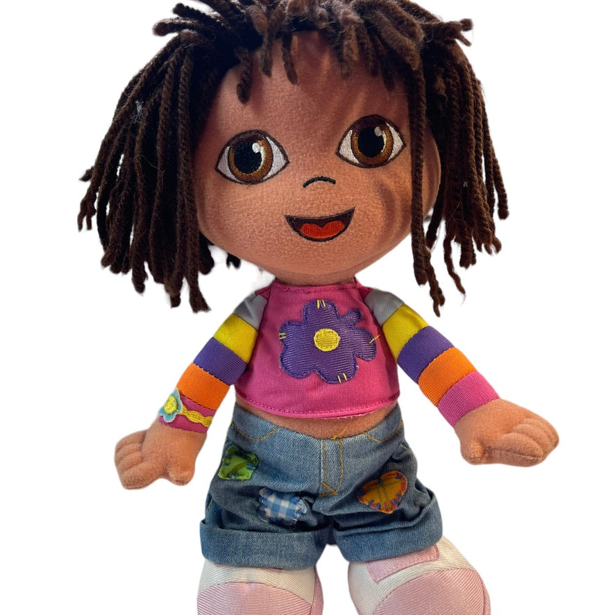 Fisher-Price Dora the Explorer Soft & Stylish Vintage Plush Doll in EUC