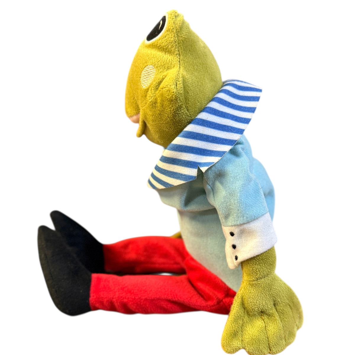 Ikea TOSIG Frog Prince 15" Plush Toy, Discontinued, in Excellent Preowned Condition