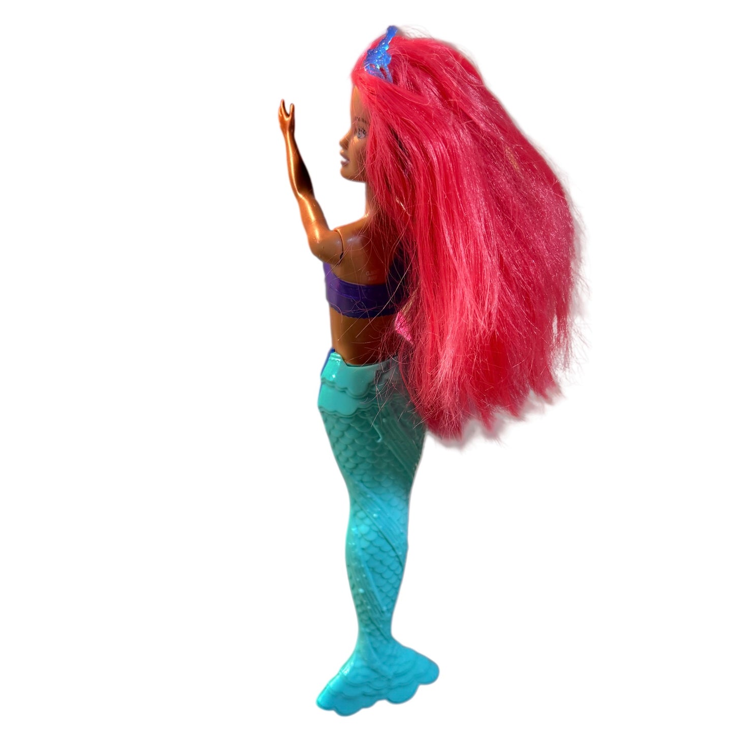 BarbIe Dreamtopia 12" Mermaid Doll in Aqua & Purple with Hot Pink & Lavender Hair with Tiara