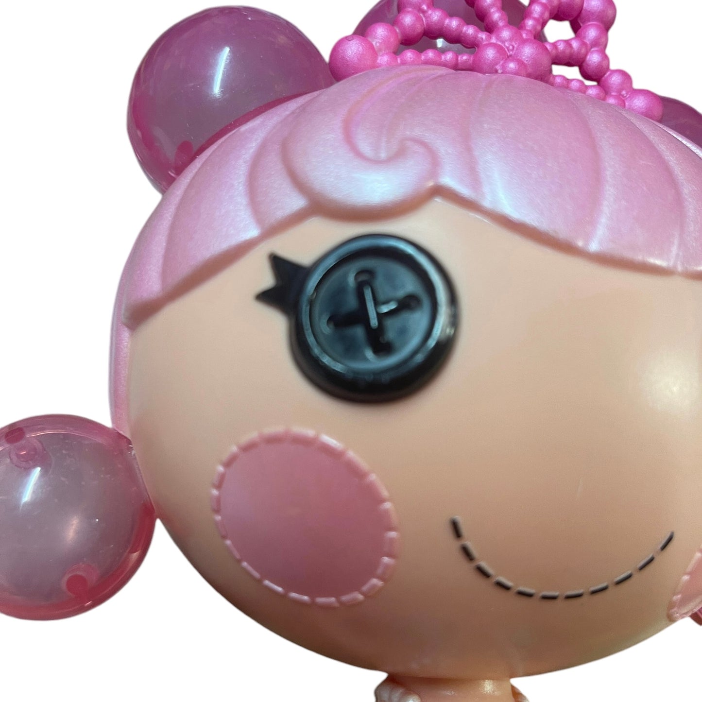Lalaloopsy Bubbly Mermaid Pearly Seafoam Doll 14" Pink Bubble Hair & Tiara, Bath Time Fun!