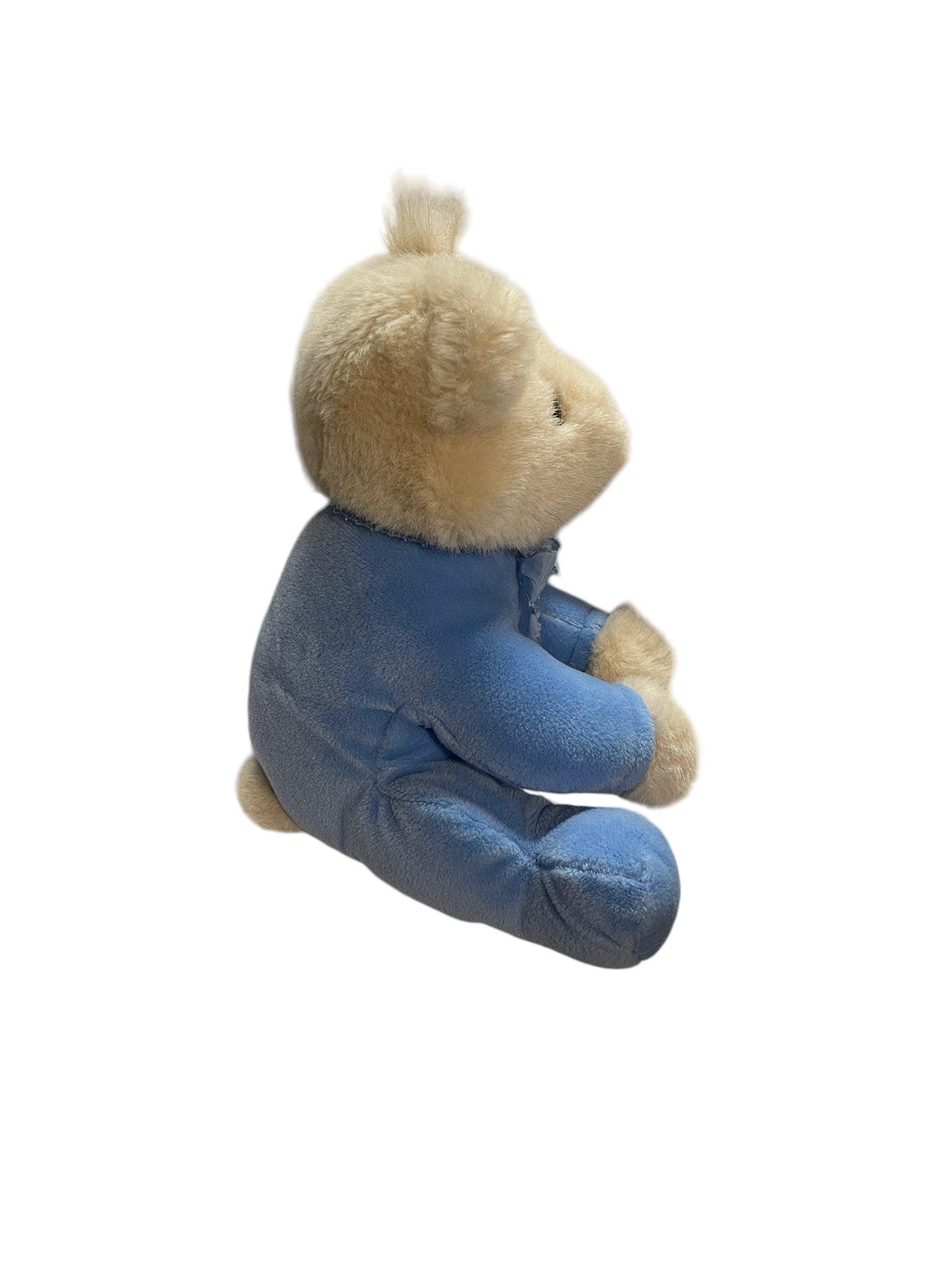 Vintage North American Bear Company Lullabear Plush, 1988 Cream & Sky Blue - So Sweet!