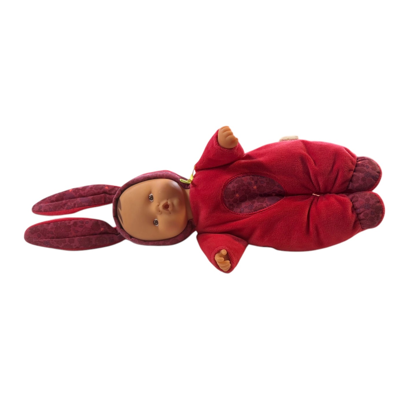 Adorable Corolle Babibunny Dodo Baby Doll Tiny Yellow Bow Missing Sound & Light Box