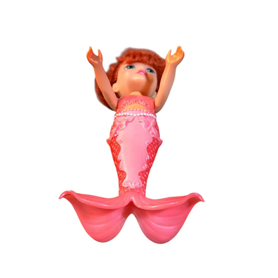 Disney Little Mermaid Ariel & Sister 6" Doll Freestanding in Very Good Preowned Condition