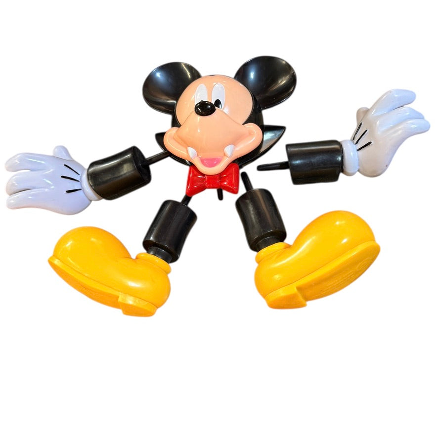 Preowned Disney Vampire Mickey Mouse Jack-o-Lantern Pumpkin Push-In Decoration 5 Pieces