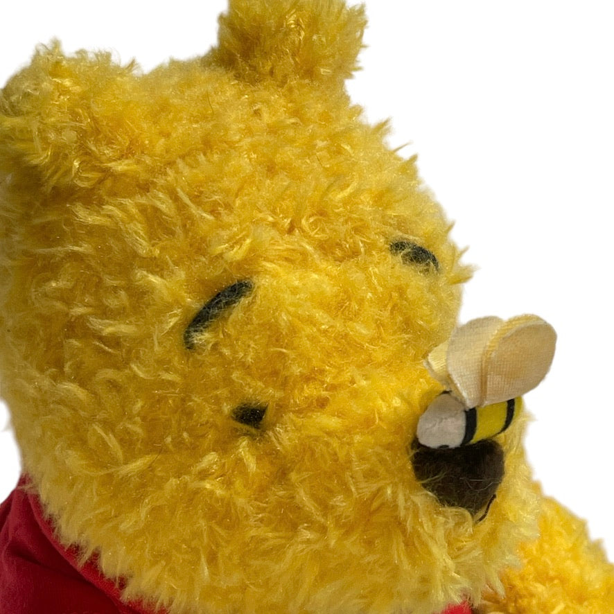 Disney 55th Winnie the Pooh & the Honey Tree 10" Plush with a Bee on his Nose! Preowned ags