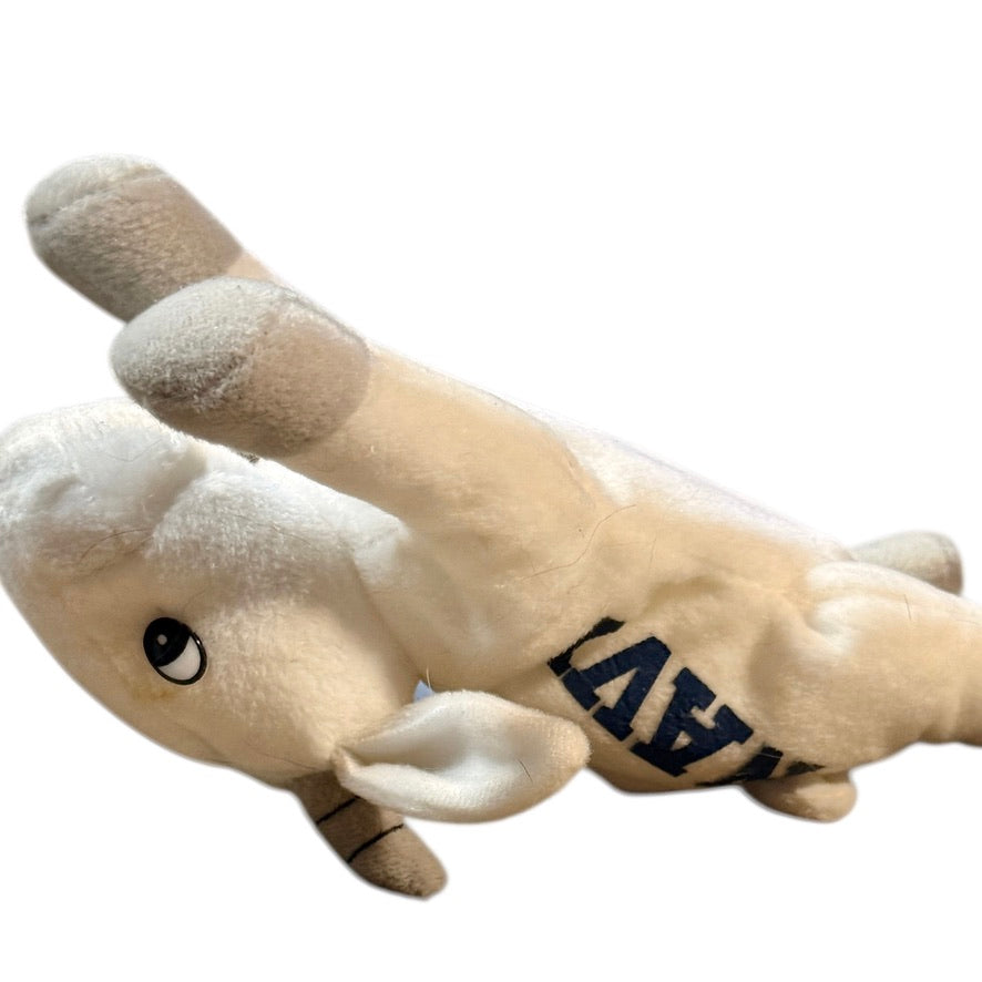 United States Naval Academy 8" Naval Mascott Stuffed Animal Plush White, Navy & Grey in GUC
