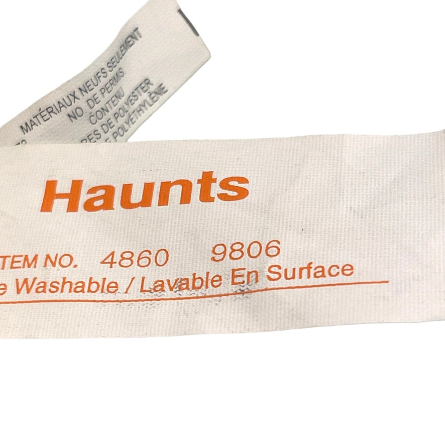 Terrycloth Russ -Berrie 5" Ghost, 'Haunt', Black Scarf, Pumpkin Candy Bag , Hard to Find, UWT