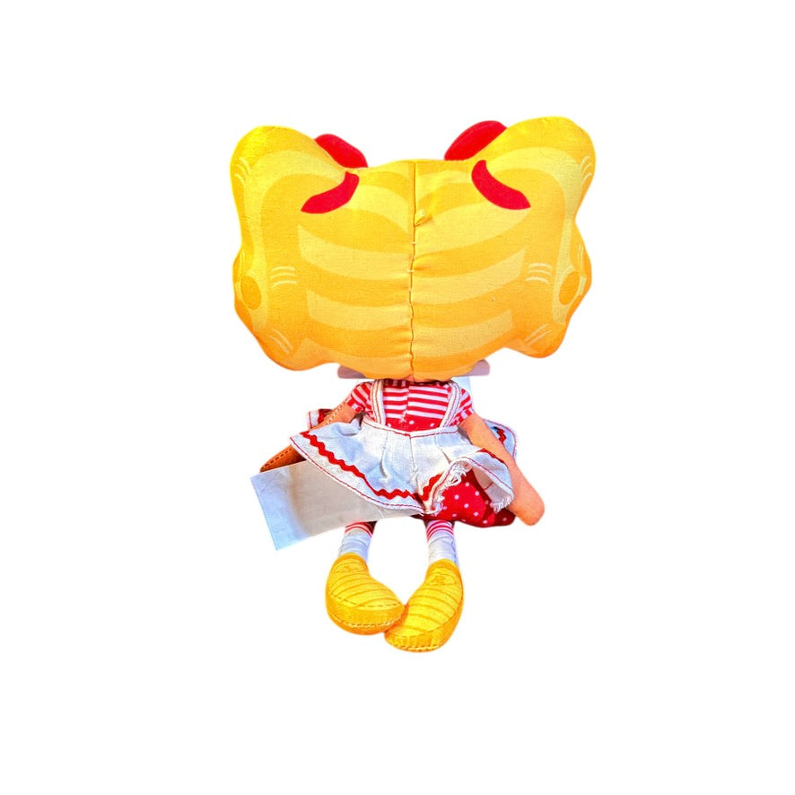 LalalooPsY Spot Splatter & Splash Dolly, 9", Button Eyes, Yellow Hair, Stitched Features GUC