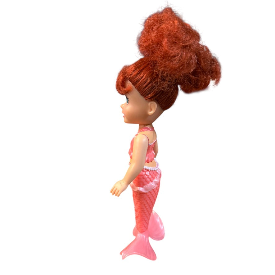 Disney Little Mermaid Ariel & Sister 6" Doll Freestanding in Very Good Preowned Condition