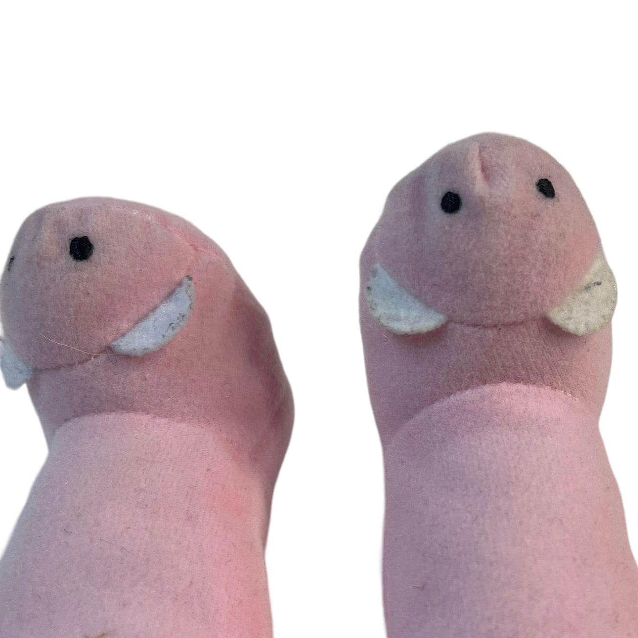 You & Me Stuffed Plush Baby Doll in Pink with Removable Cap, Weighted Bean Bottom! GUC