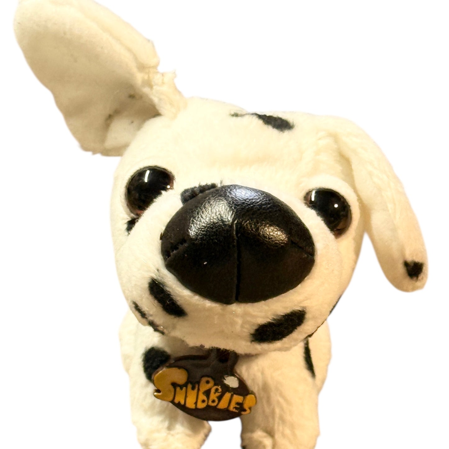 Original Snubbies, by Toy Quest Vintage 3.5 " Dalmatian Plush Dogs with Huge Black Noses