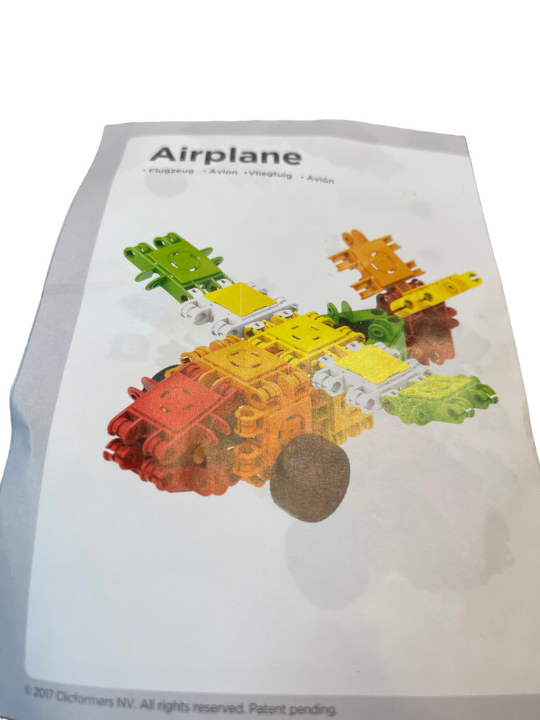Clikformer's Airplane Clik Building Set GUC- Incomplete