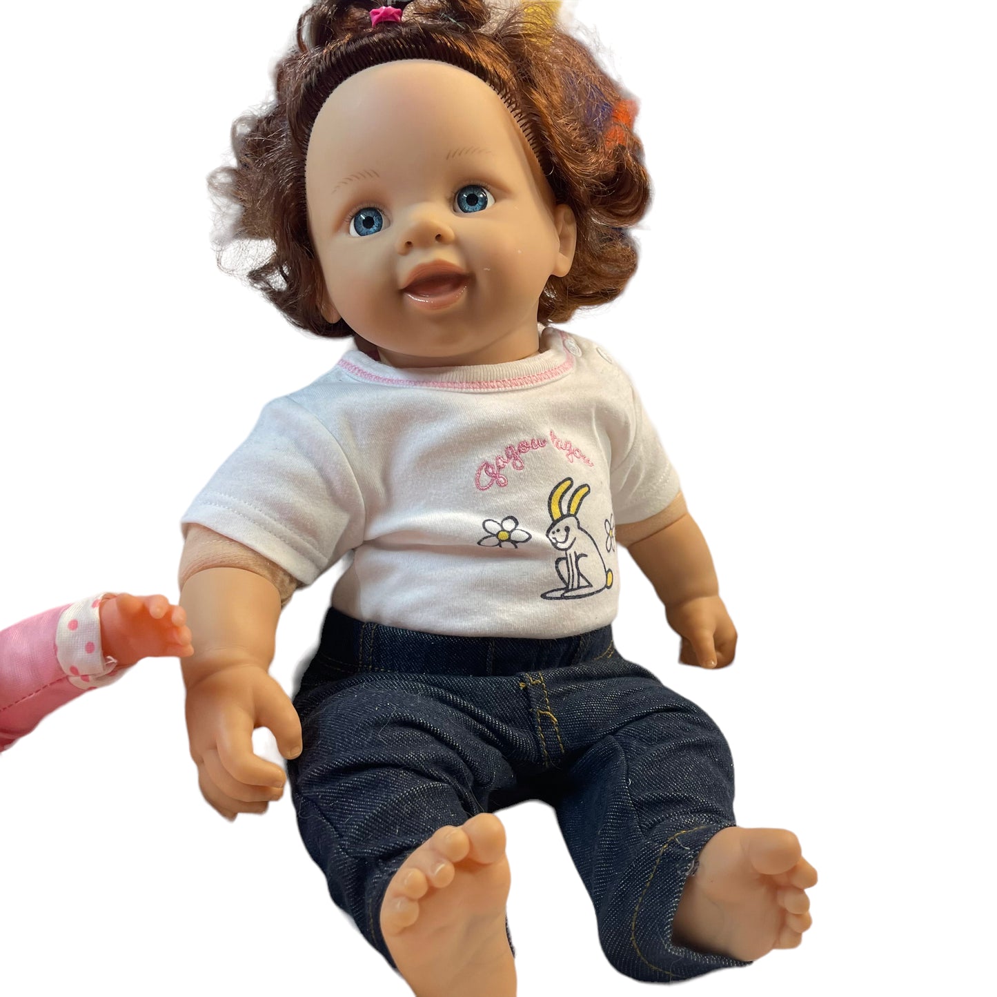 iToy Beautiful Baby Doll, Realistic Weighted, Exquisitely Detailed, Soft Cloth Body