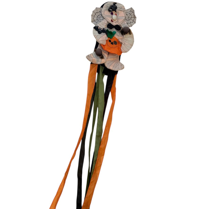 Dandee Halloween Decor, Windsock with Mummy/Spider Webs & Other Scary Things!
