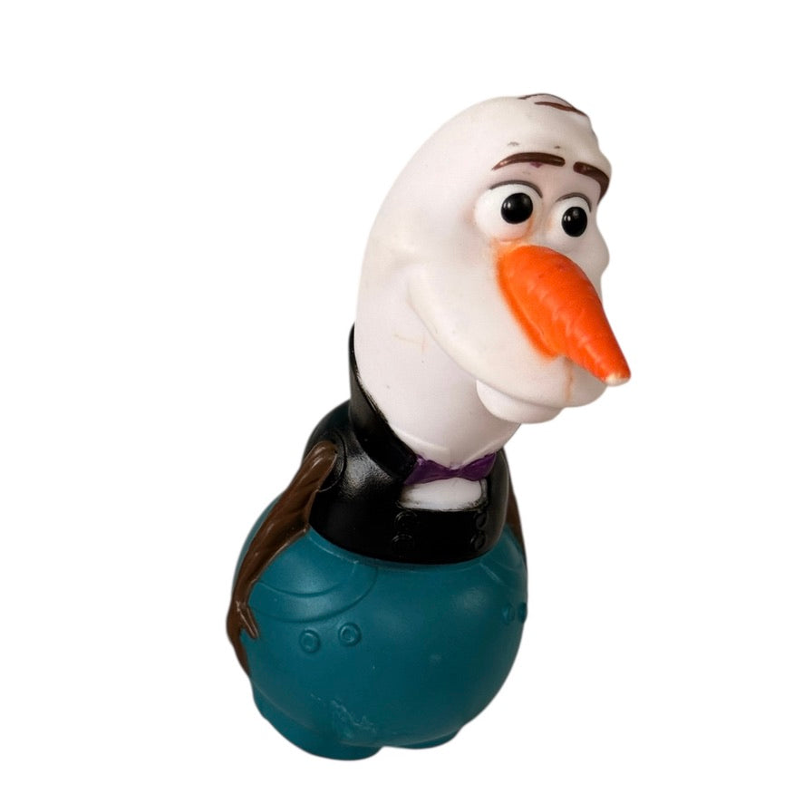 Disney Frozen Sven Reindeer Mini Figure/Paint Buckets & Olaf in a Tuxedo 2 Cake Toppers/Toys