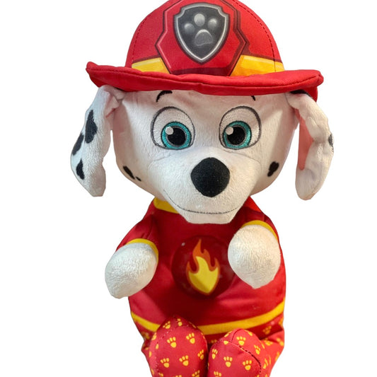 Snuggle Up Paw Patrol Marshall Light Up Pup Musical Lullaby Plush Dalmatian by SpinMaster