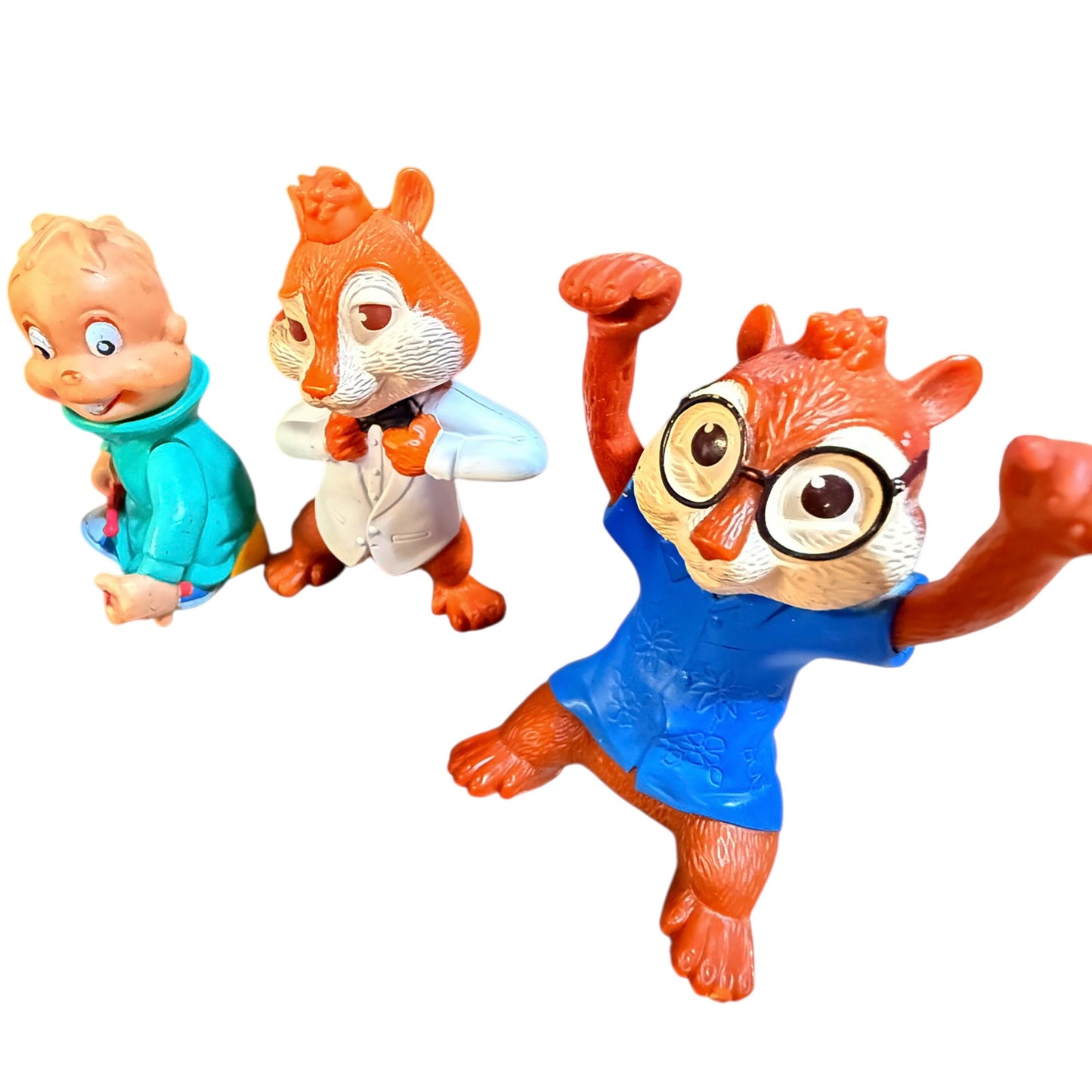 Alvin & the Chipmunks Lot of 6 Figurines  Play Set or Cake Toppers