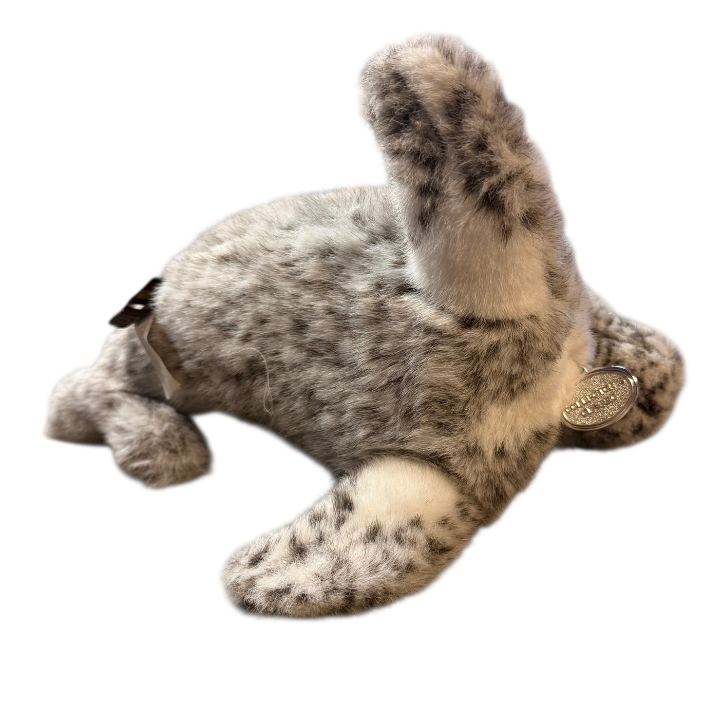 'Scooba', Vintage Gund Collector's Classic Baby Sea Lion Plush Grey & White Spotted Coat EUC