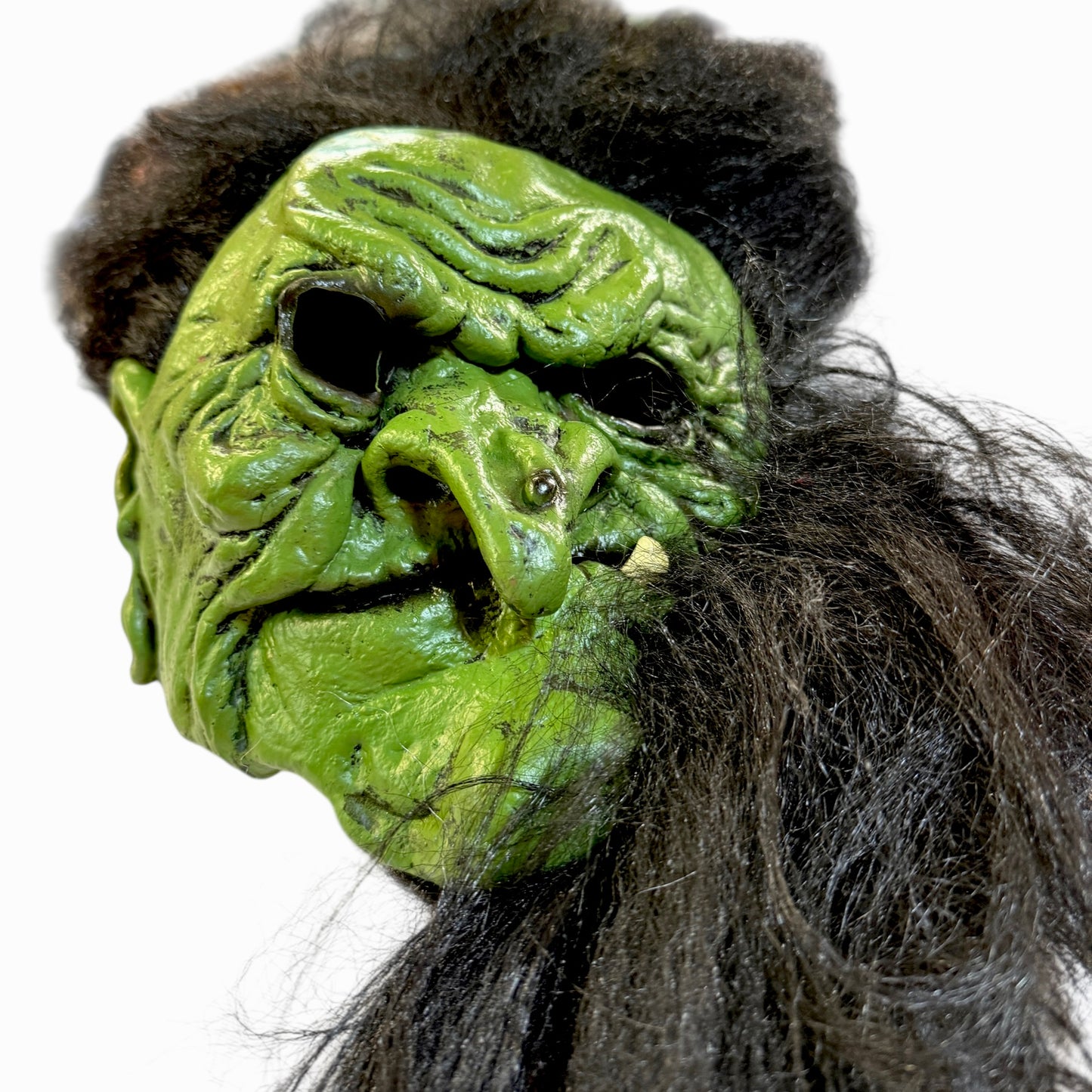 Don Post Studios Witch Mask 2006 Paper Magic Group, Complete with Warts! GUC