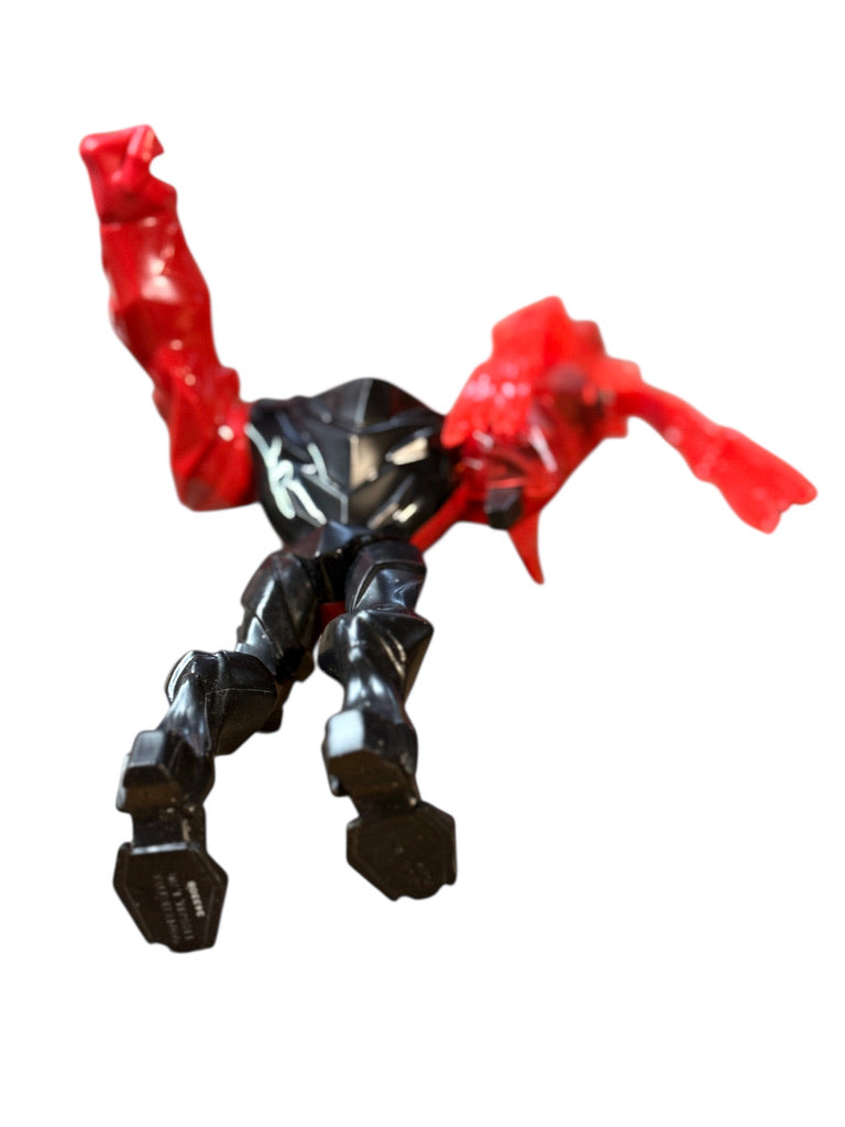 Max 2012 Steel Blade Dredd Attack 7" Action Figure Red & Black