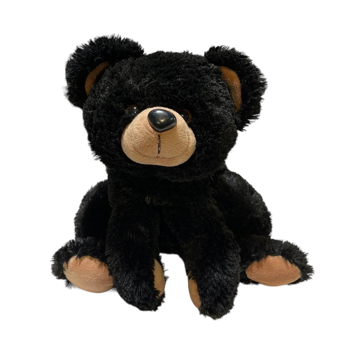 Cuddly Baby Black Bear with Tan Accents Preowned Vintage in GUC