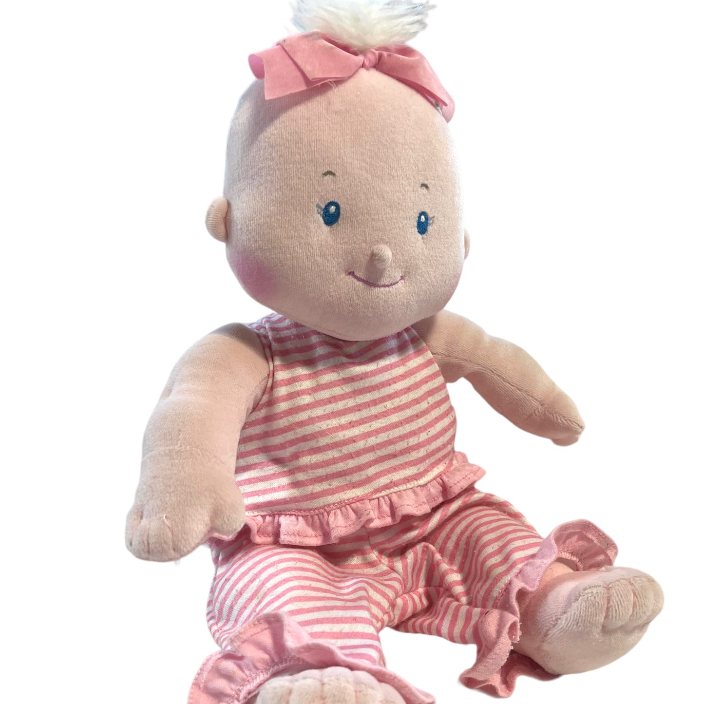 My First You & Me Baby Doll, Toys R Us Soft Doll Preowned Vintage 16" Blue Eyed Gently Used