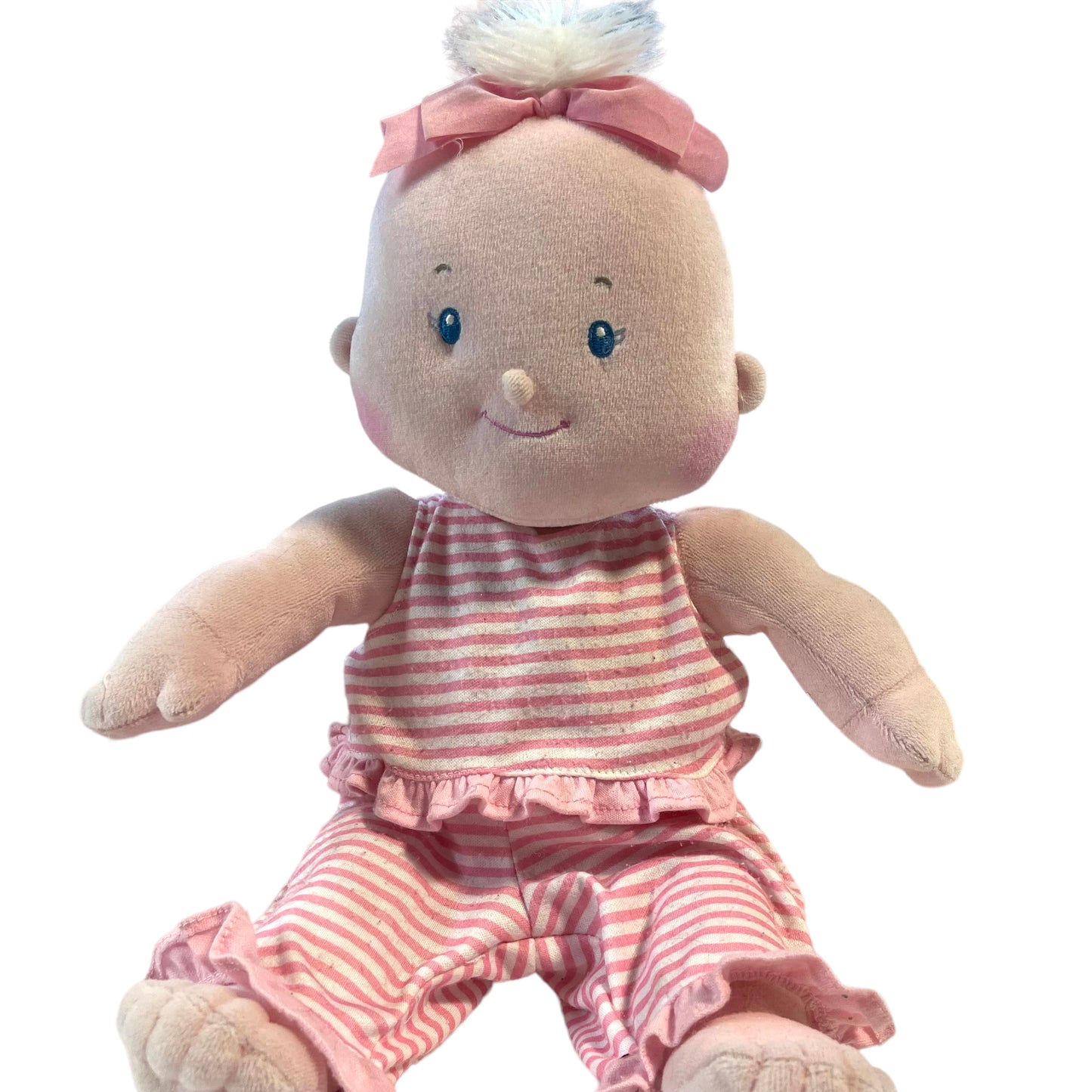My First You & Me Baby Doll, Toys R Us Soft Doll Preowned Vintage 16" Blue Eyed Gently Used