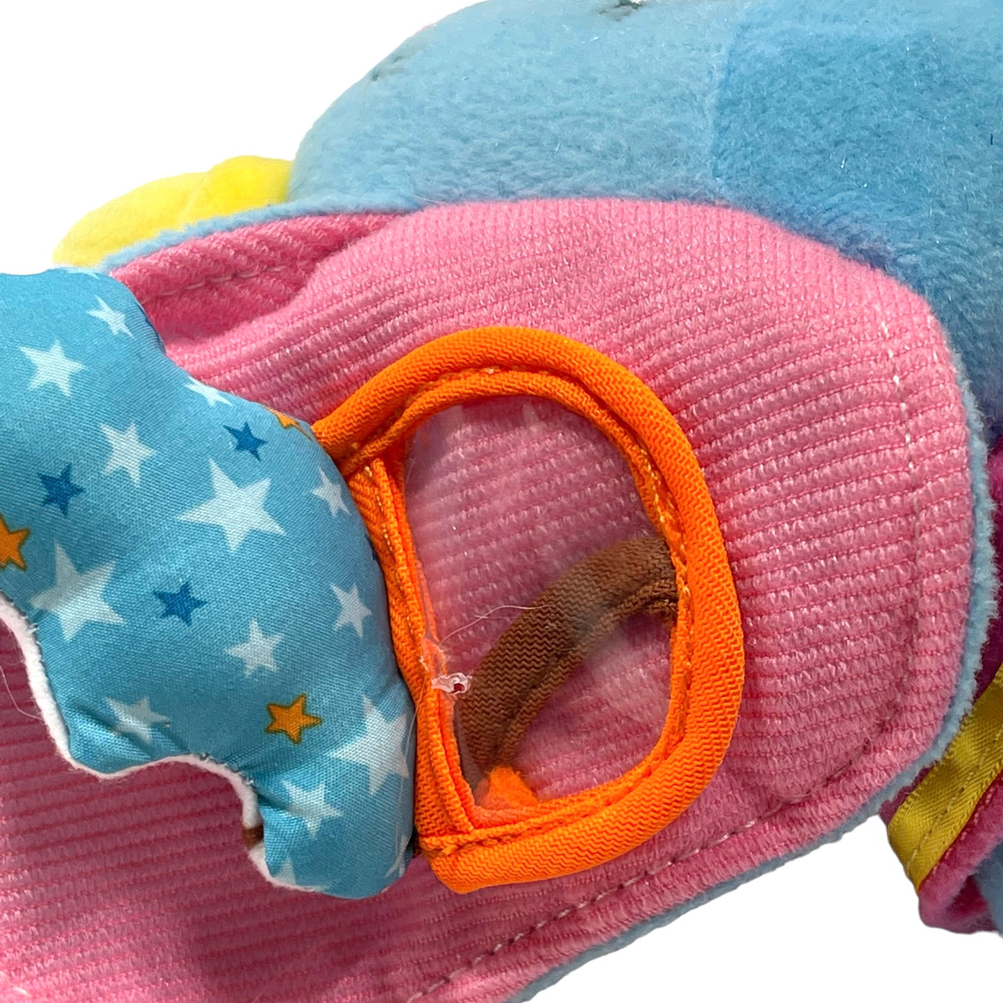 Disney Dumbo Elephant Plush Interactive Baby Toy Teether with Chime