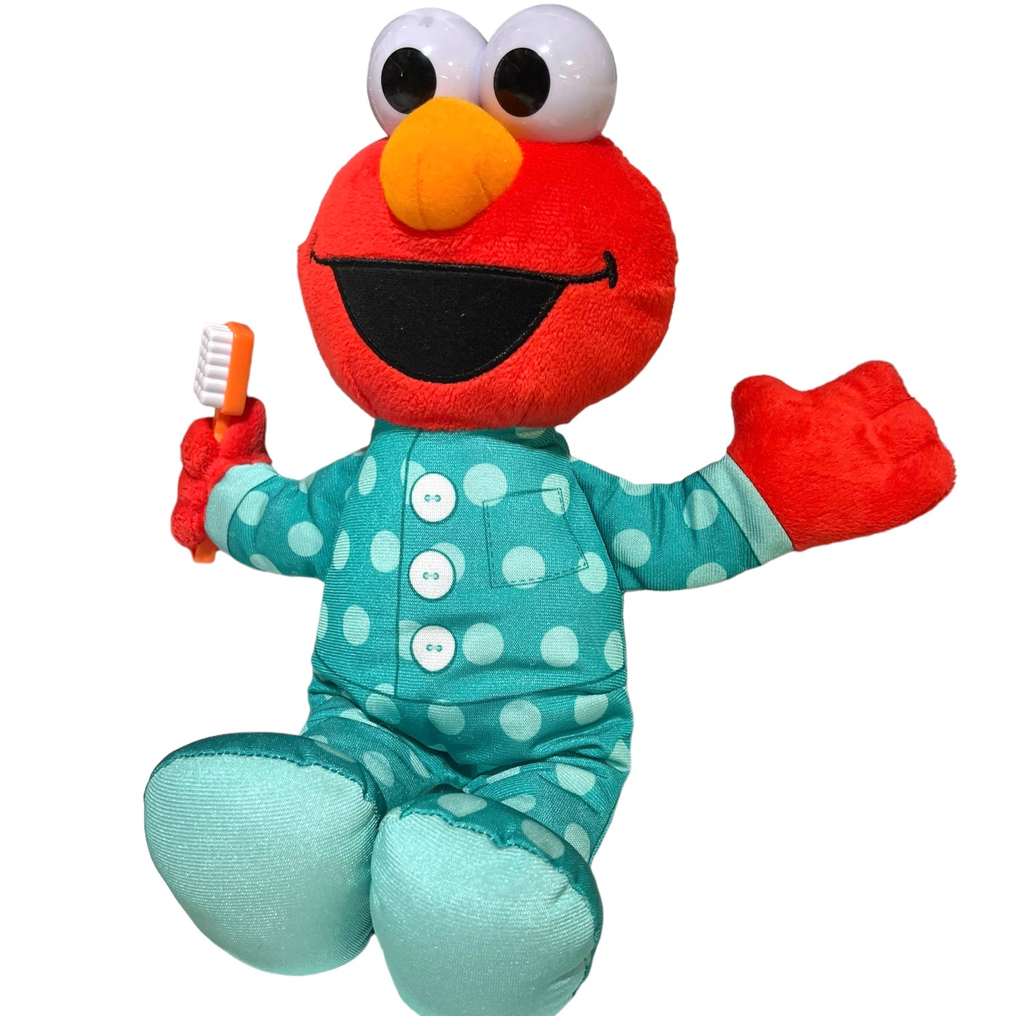 Brush your Teeth, Elmo! 12" Animated Sesame Street Plush Toy  EUC