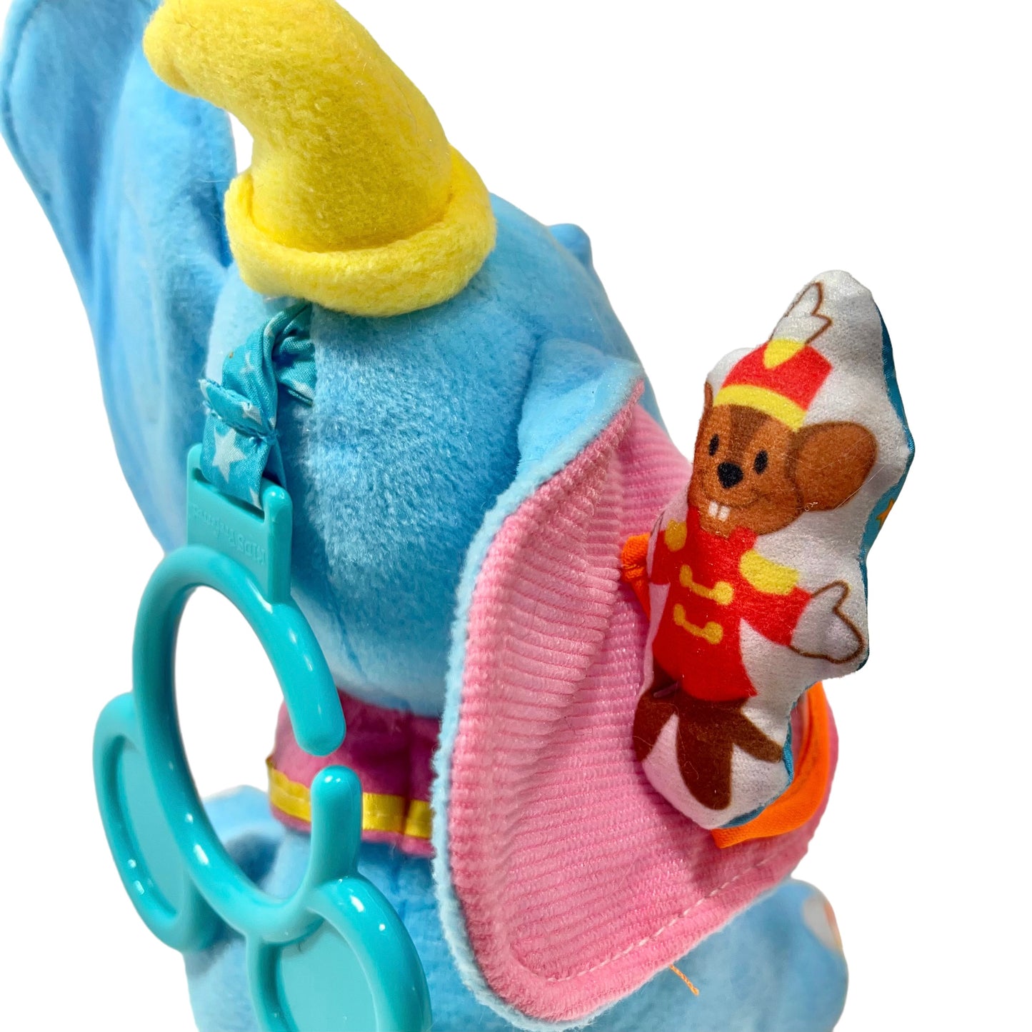 Disney Dumbo Elephant Plush Interactive Baby Toy Teether with Chime