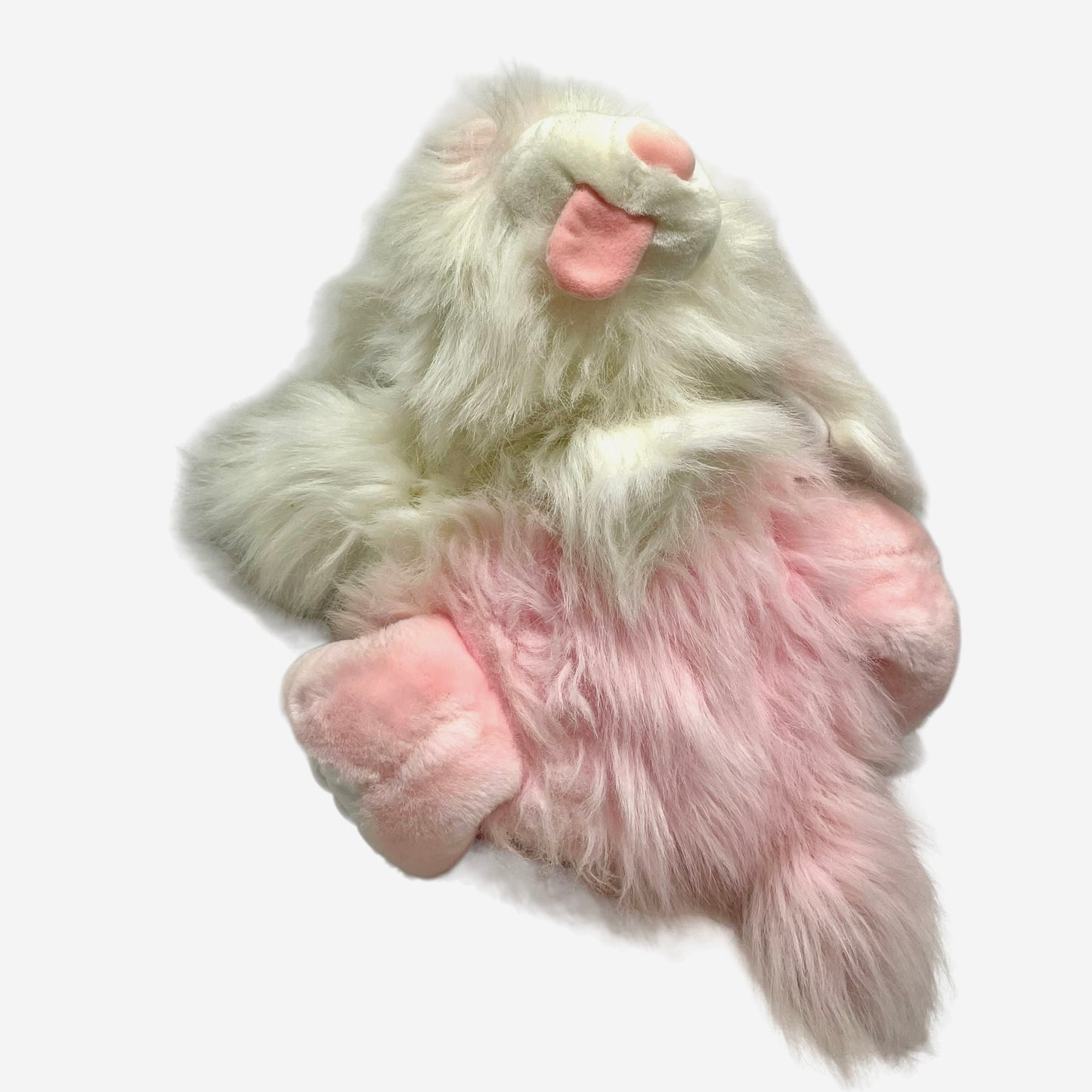 Ganz 1988 Preowned Pink/White 20" Floppy Pink Tongue Sheepdog