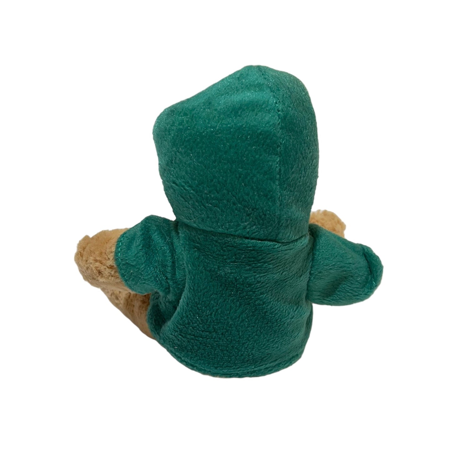 CFL Edmonton Football Bear, Green Hoody with Gold 'EE' Logo