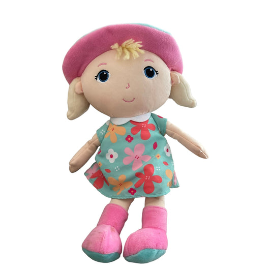 Kids Preferred Preowned Cloth Doll, Blond, Blue Eyed and Adorable!