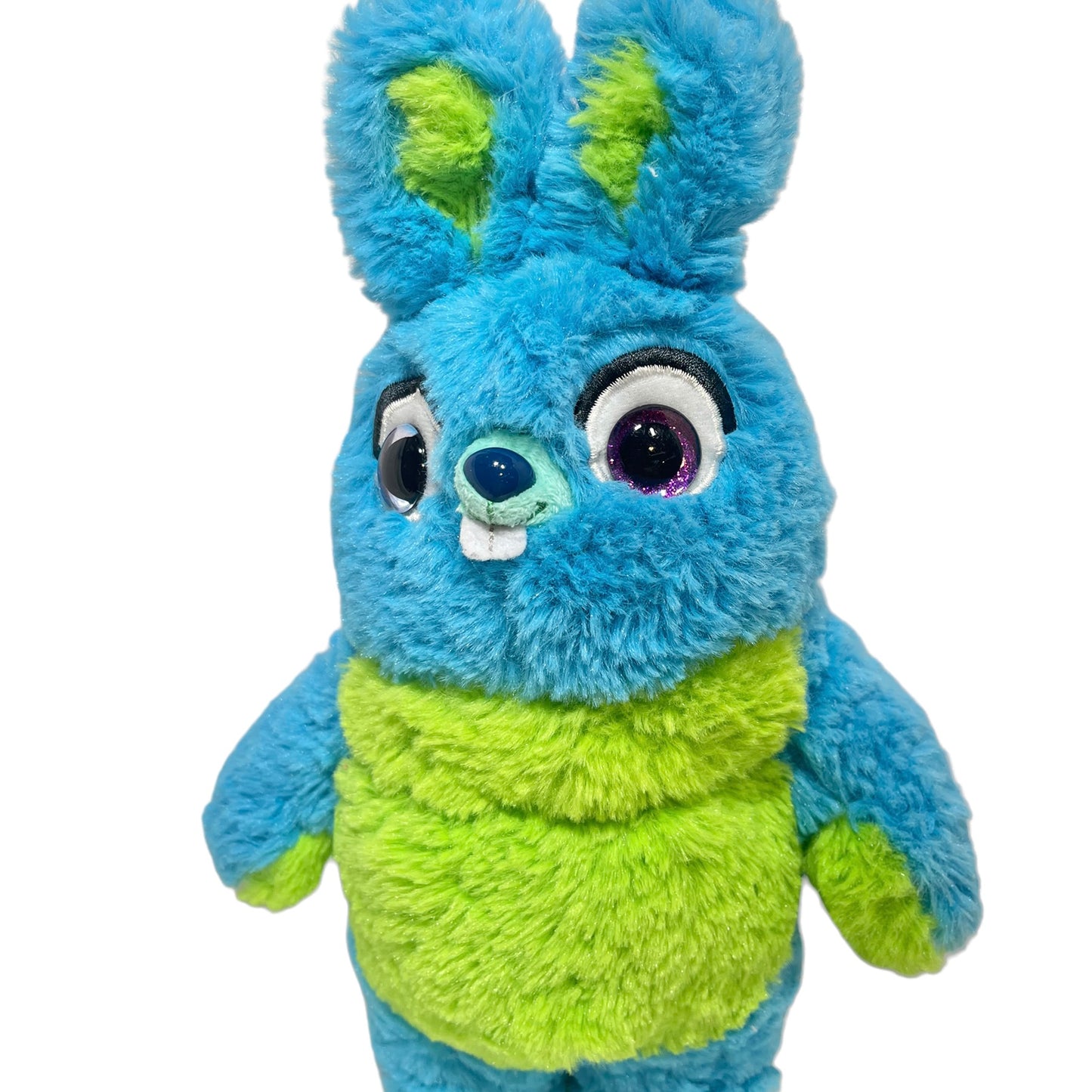 Disney Pixar Blue/Green Rabbit Toy Story 4 Bunny Plush Stuffed Animal EUC