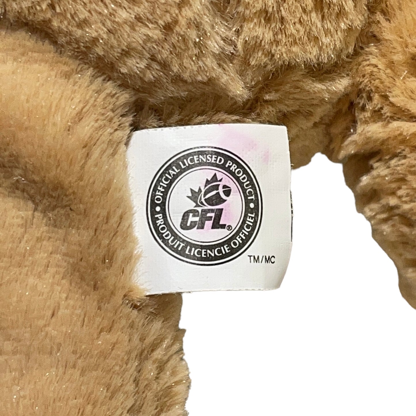 CFL Edmonton Football Bear, Green Hoody with Gold 'EE' Logo