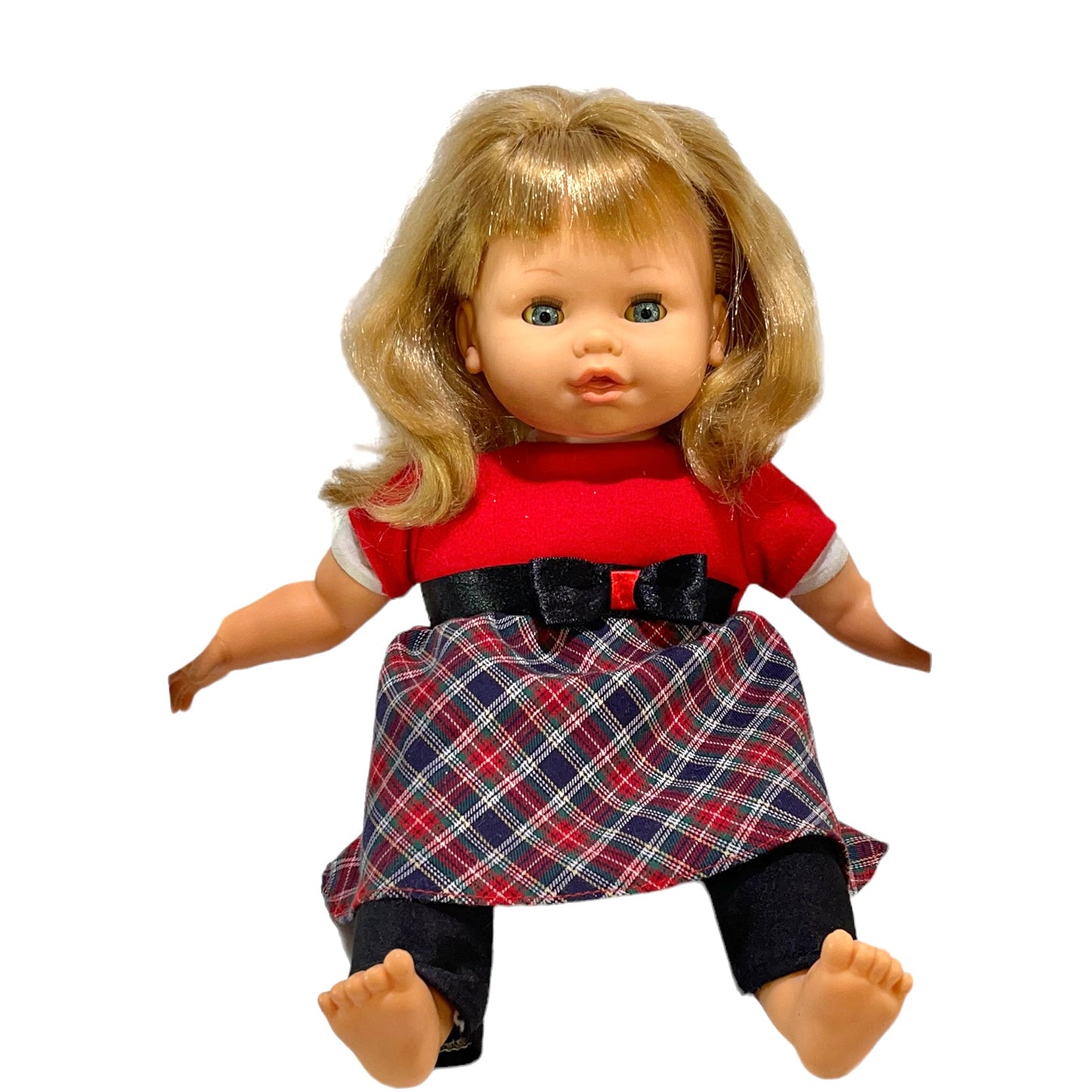 Jessmar 16" Doll  with Golden Hair &  Blue Eyes In Excellent Preowned Condition Beautiful !