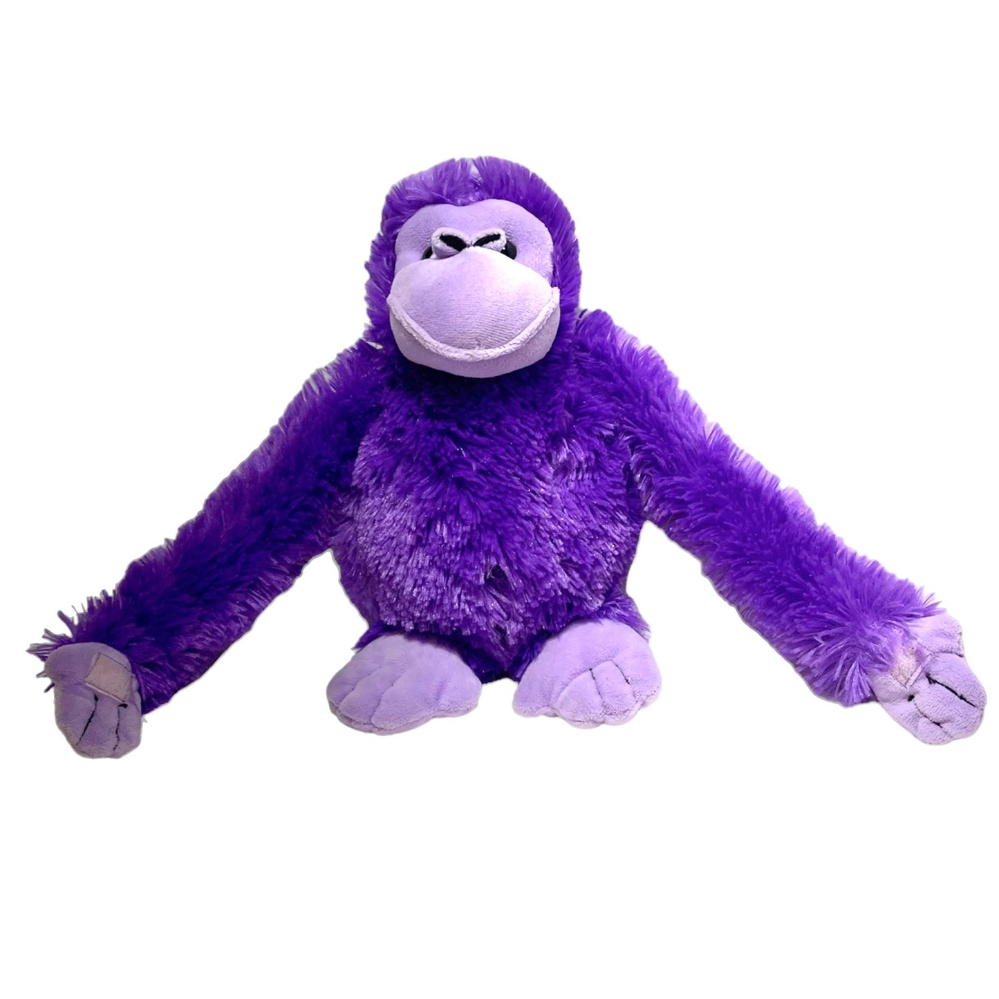 Hanging Purple Monkey 12" Rinco Plush with black Bead Eyes and a Big Smile!