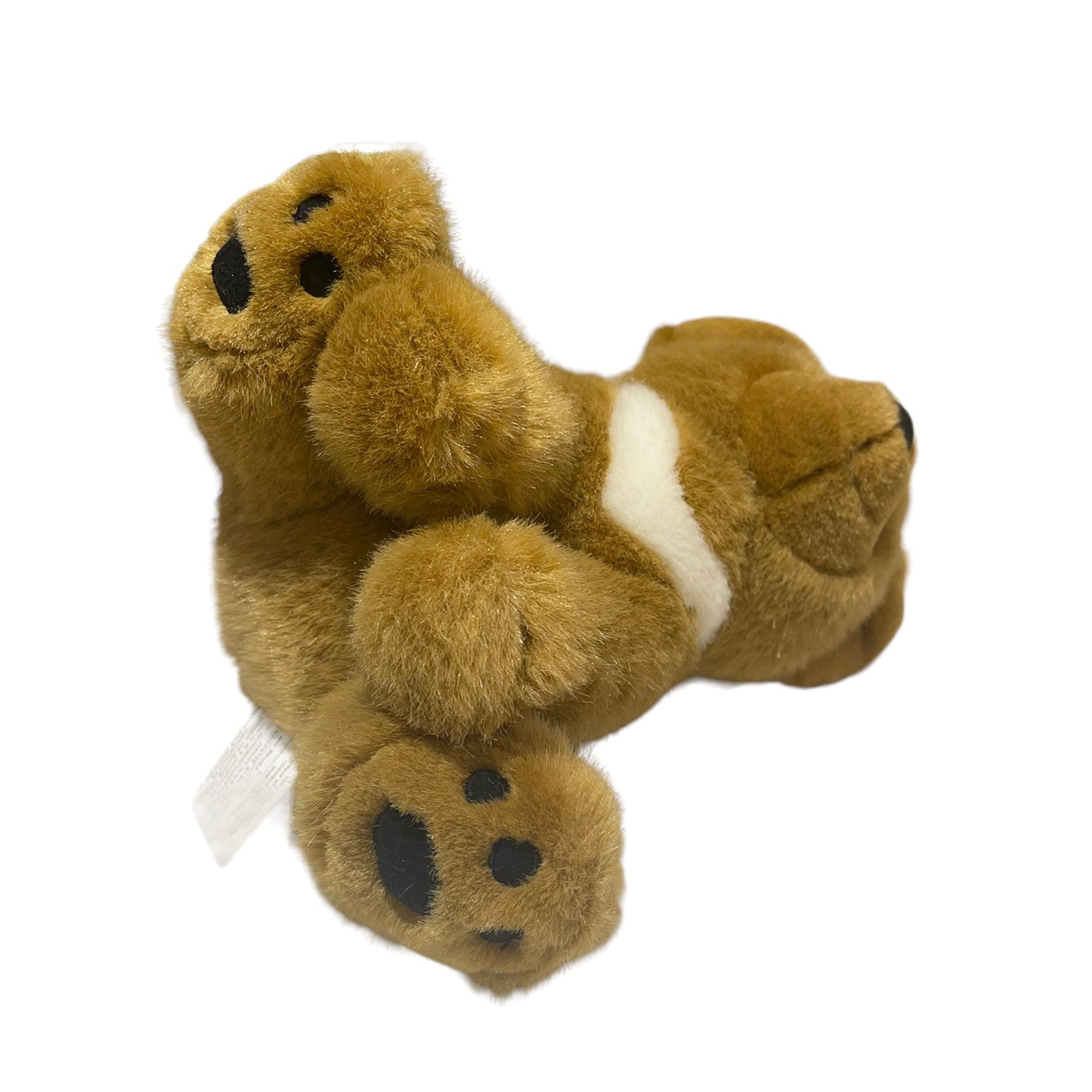 Vintage 9" Chosun International Caramel Brown Teddy Bear Seated Stuffed Animal GUC