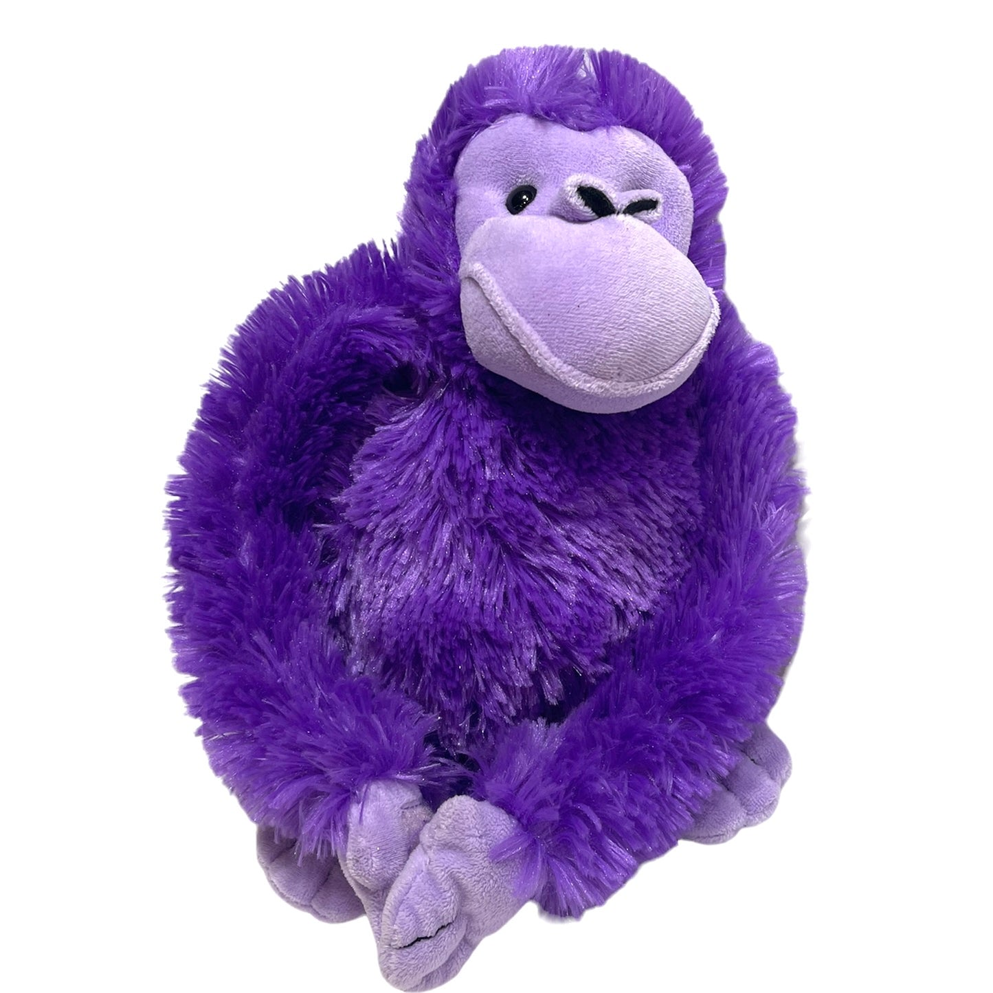 Hanging Purple Monkey 12" Rinco Plush with black Bead Eyes and a Big Smile!