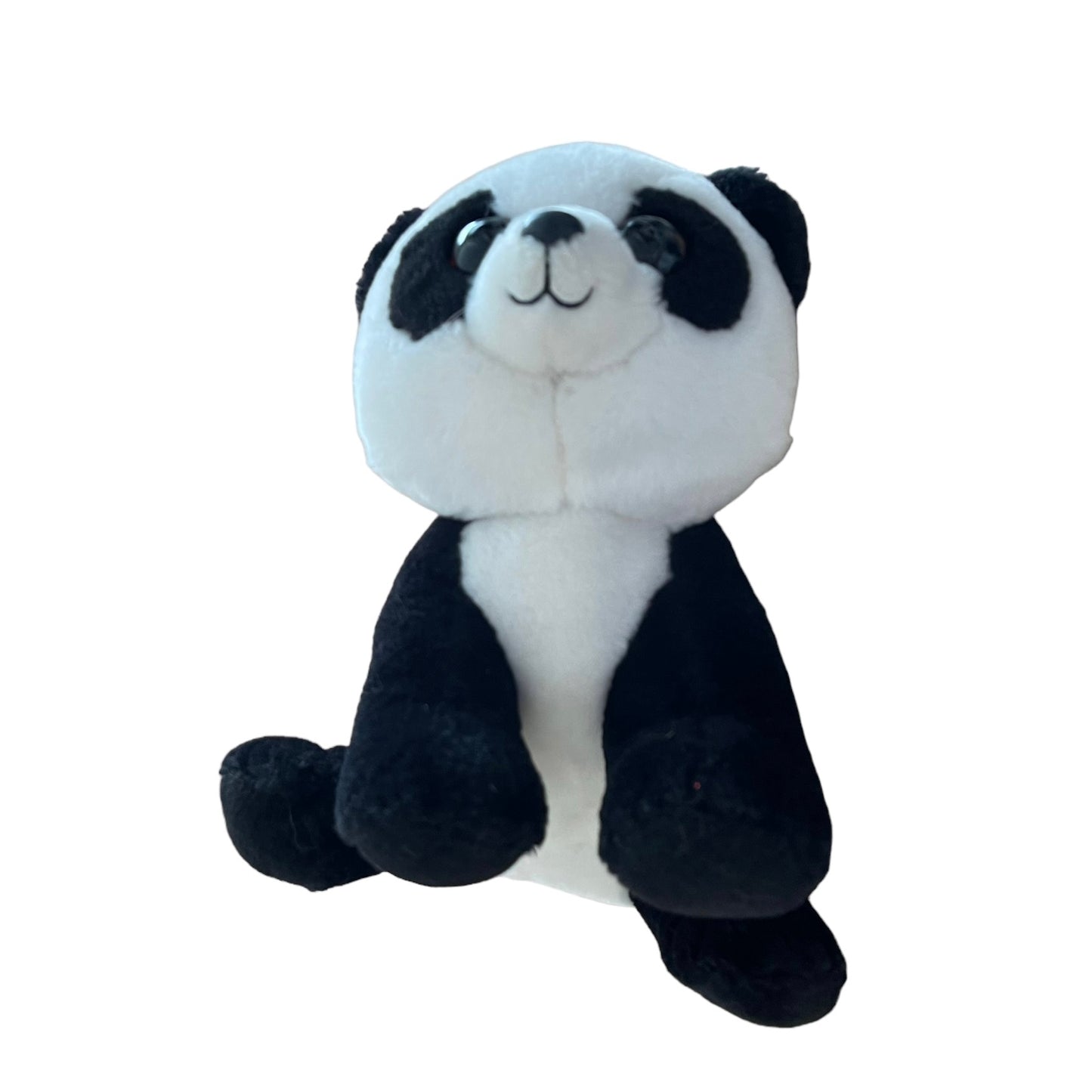Sweet & Cuddly 8" Sitting Panda Baby in Excellent Preowned Condition