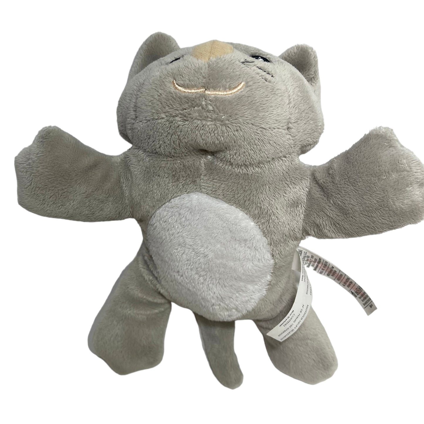 Melissa and Doug Grey Plush 10" Cat, Super Cuddly! Embroidered Face. in EUC