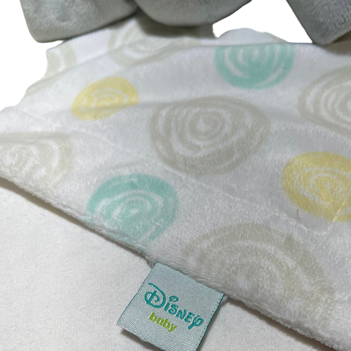 Disney Dumbo Lovey Gray Elephant Security Blanket Soft Baby Toy in EUC