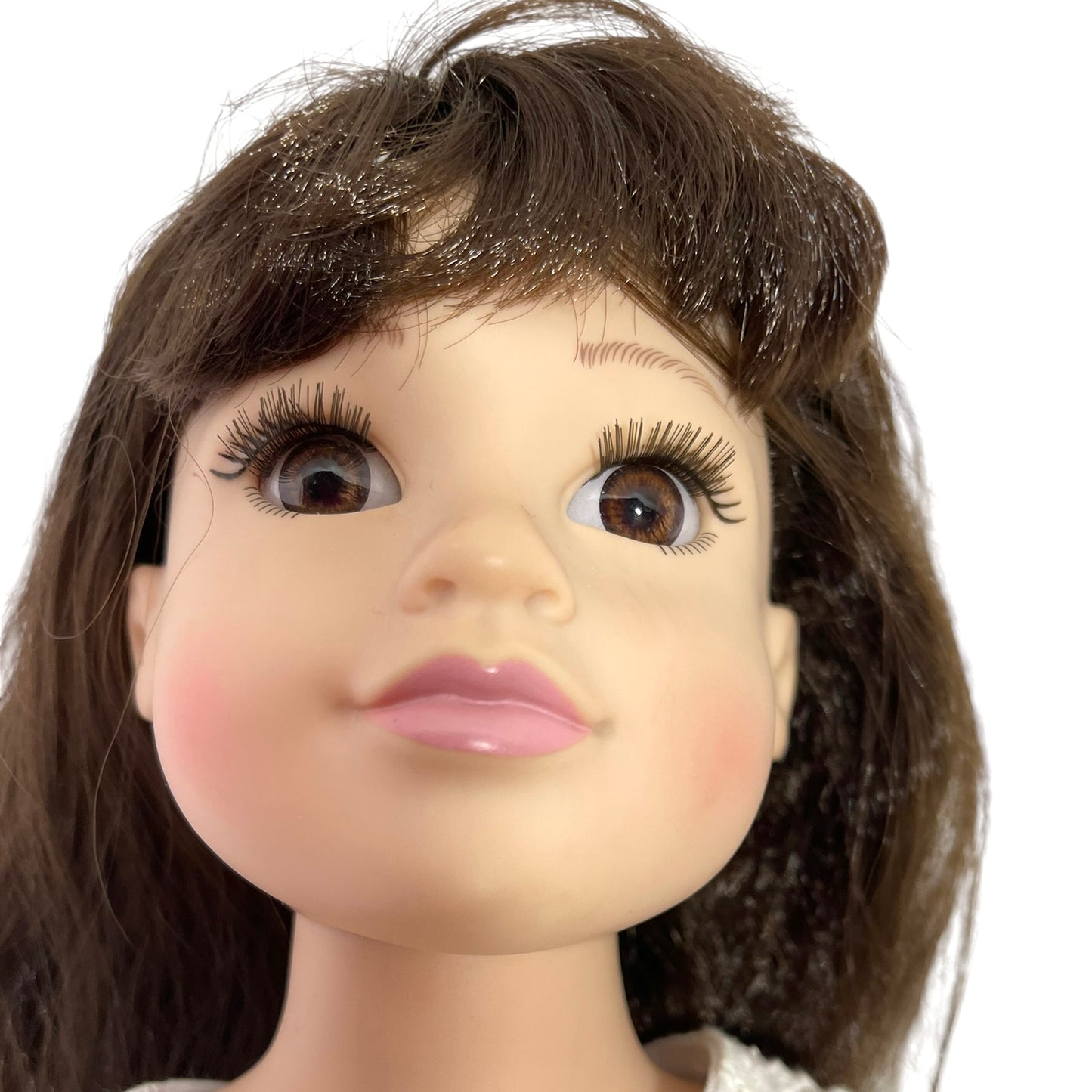 Journey Girl Doll, Brown Eyed Brunette in Lace &  Denim. Mark on Foot GUC