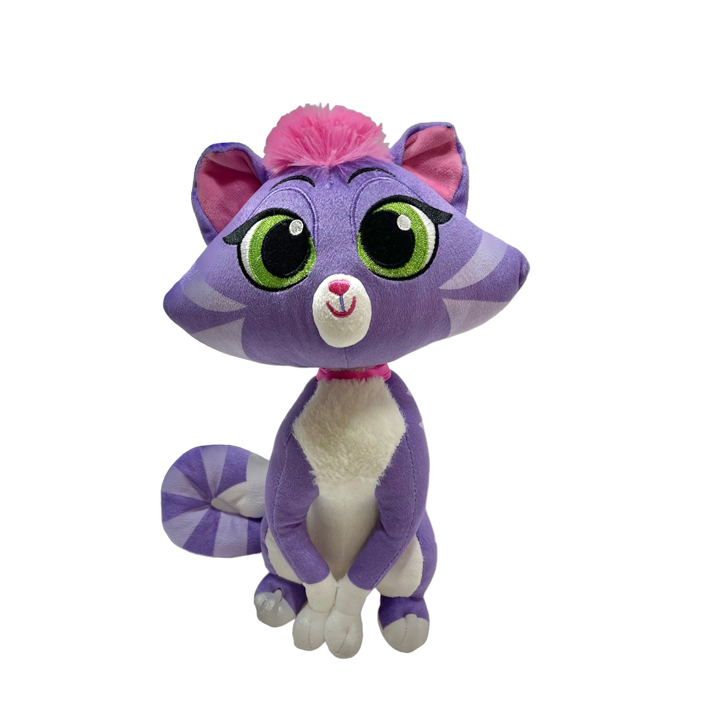 Disney Store Hissy Cat Purple/White Stuffed Animal Plush Puppy Dog Pals EUC