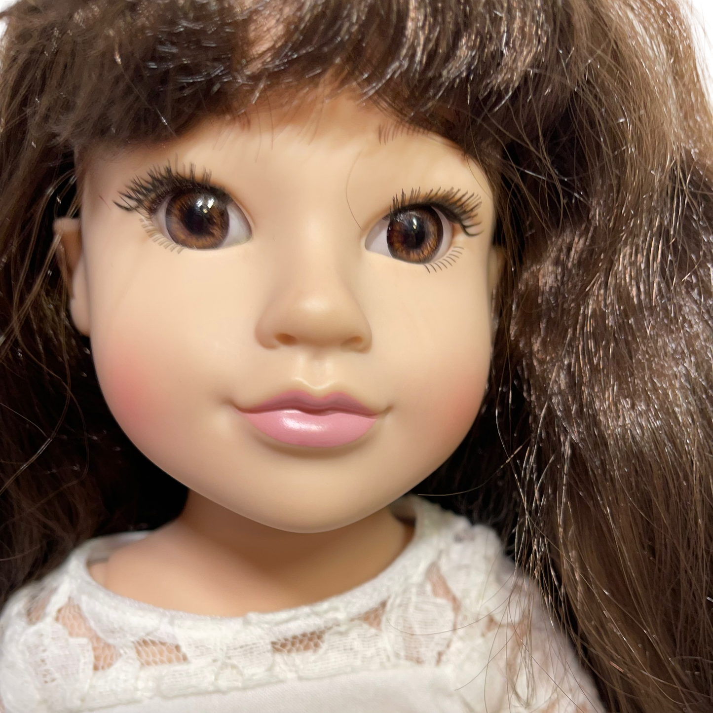 Journey Girl Doll, Brown Eyed Brunette in Lace &  Denim. Mark on Foot GUC
