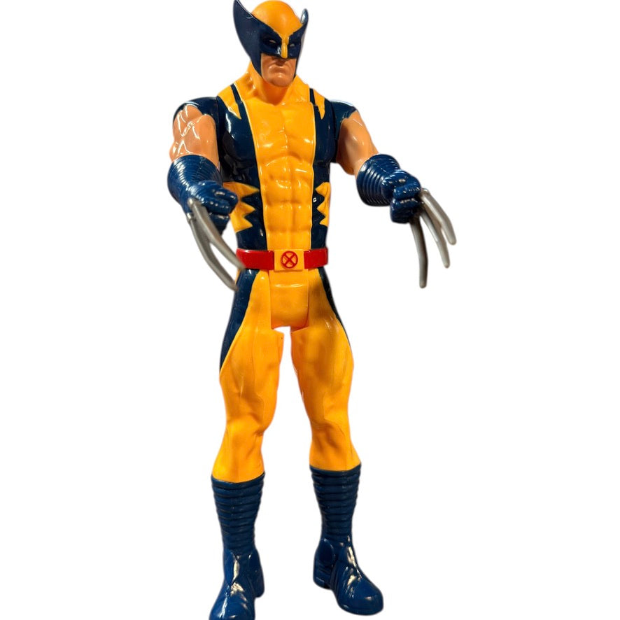 Marvel Titan Hero Series X-Men Wolverine Action Figure, Long Claws in Good Preowned Condition